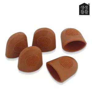 고무 손가락골무 골무 손가락 바느질 사무용 엄지 보호 핑거코트 사무용골무 손가락보호 5P