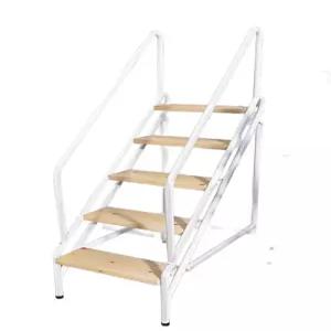 야외계단 계단발판 방부목 디딤대 미끄럼방지 안전