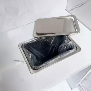 매립 쓰레기통 매립형 사각 매립뚜껑 뚜껑 휴지통