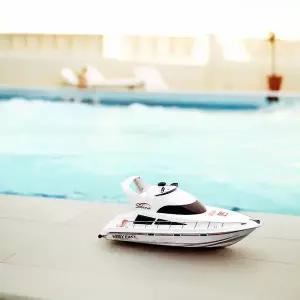 생활 수집품 원격 제어 보트 고속 스피드보트 모델 요트 노 젓는 장난감 비행선