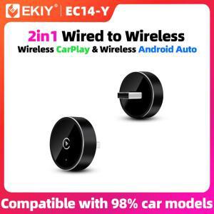 2in1  고  유선-무선 CarPlay 어댑터 안드로이드 호환 오토 동글 스마트 박스 자동차 차량용 호환 호환 액