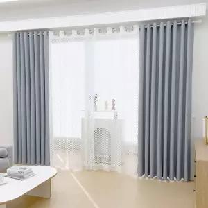 [지나송]노엘 암막커튼+코디커튼+커튼봉 (중형)