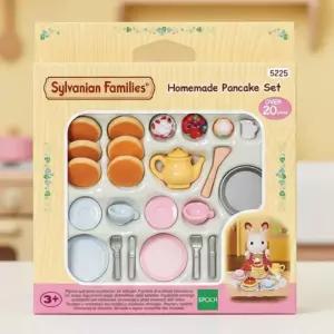실바니안 패밀리 홈메이드 팬케이크 세트 장난감 미니어처 음식 모형 주방놀이 소품 장식용