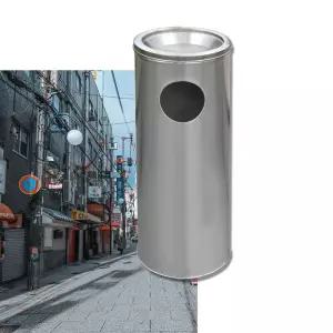 업소용 스텐 재떨이 야외 재털이 구역 쓰레기통 실외 휴지통 야외용 흡연