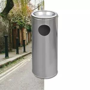 흡연실 스탠드 재털이 재떨이 야외 휴지통 꽁초 쓰레기통 실외 호텔 흡연장 흡연구역 건물