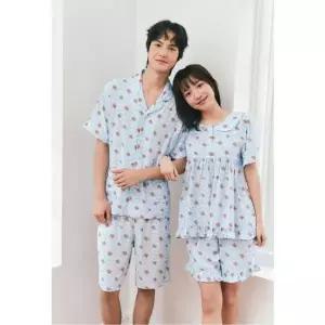 비너스 플러스 남여 커플 파자마세트 SPA2606WSG