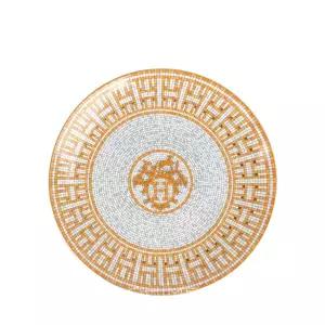 (당일출고) 에르메스 테이블웨어 플레이트 접시 모자이크24 오렌지