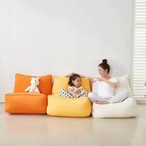 TBZ 더크린 멀티쿠션 DIY삼각등쿠션 미니소파 아이보리