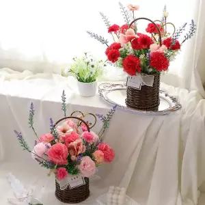 [조아트]기념일 어버이날 선물 비누 꽃 장미 리스펙 카네이션 바구니