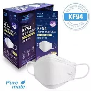 [핫트랙스]뉴브리지 KF94 화이트 마스크 (대형) (50매)