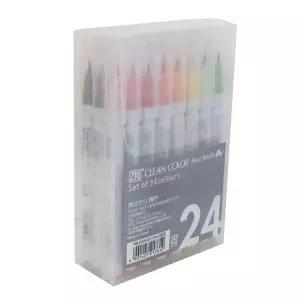 지그 클린컬러 리얼브러쉬 24색