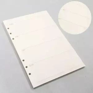 6공 위클리 다이어리 a5 속지 6공 다이어리 속지 모눈 인덱스