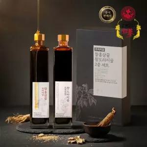 강개상인 프리미엄 참홍삼꿀 참도라지꿀(700g x2병) 꿀세트 천연벌꿀 자연의 선물