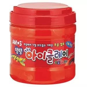 아모스 23000 탱탱아이클레이 400g 빨강 버켓 1개입