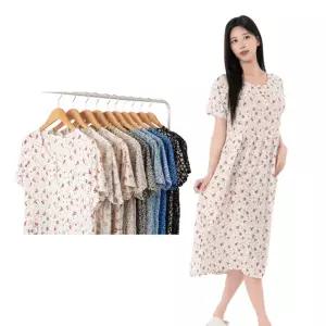 시크나인 냉장고 원피스 잠옷 반팔 여름 홈웨어 플라워 10가지
