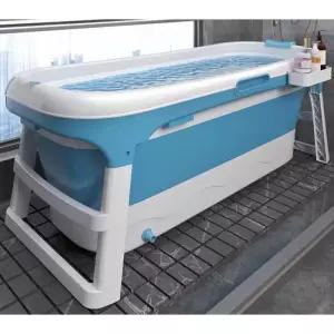 대형견 접이식 욕조 강아지 리트리버 수영장 플라스틱