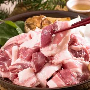 국내산 뒷고기 뽈항정살 300g 3개 한돈 고소 쫄깃 오겹살 항정볼살