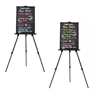 형광 칠판 안내판 입간판 카페 보드 메뉴판 식당 매장 간판 광고판 조명 배너 형광