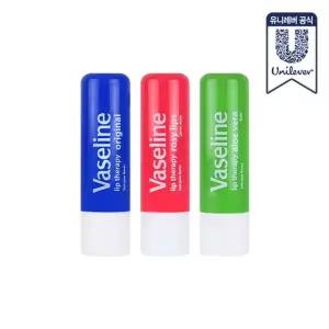 바세린 립 테라피 스틱 로지립스+오리지널+알로에 4.8g
