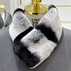 통가죽 토끼 겨울 방한머플러 마그네틱 겨울 투톤 렉스 자석 포인트코디 고급미낭낭