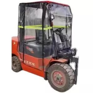 지게차 커버 방풍 먼지 레인 커버 눈 투명 덮개 3T