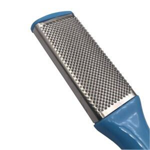 ABBK-2Pcs 전문 양면 발 파일 Rasp 뒤꿈치 강판 하드 죽은 피부 캘러스 제거제 페디큐어