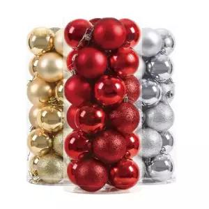 [RIZPICK]크리스마스트리 장식 소품 용품 오너먼트 트리 볼 24P 오너먼트