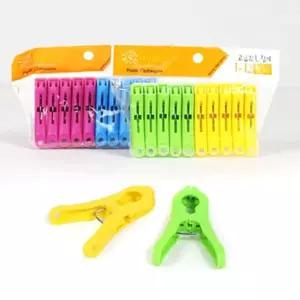 TBZ 스프링 강력 컬러집게 22호 10p-색상랜덤발송 집게손