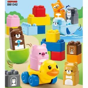 베이비 아기 영유아 큰블럭 장난감 블록 성장 두뇌 완구 여아