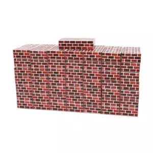 어린이 상상력 벽돌모양 종이블럭 50개 장난감 천재 태권도