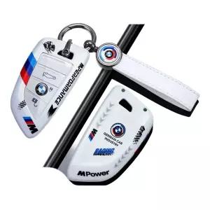 BMW 키케이스 키링 시리즈 키홀더 7 X1 5 3 섬유 530 X6 탄소 i3 -