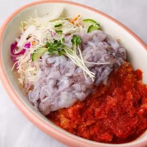 시원한 한치물회 밀키트 한치다리 몸통 물회소스 야채세트