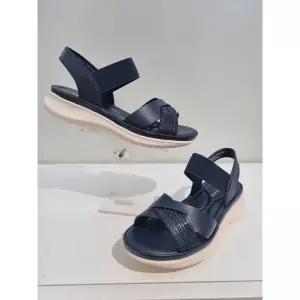 [하프클럽/에스콰이아]MARIO에스콰이아 여성 발편한 경량 발등밴딩 샌들 굽3센치 YADMSD704