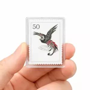 우표 씰 수집 보관함 3x4cm 투명 미니 케이스 개별 포장 판촉용