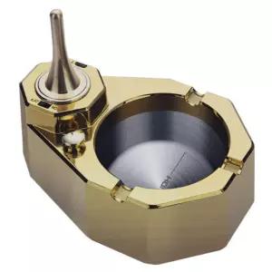 탁상형 재떨이 충전식 전기 라이터 흡연용품 자동 블랙 데스크