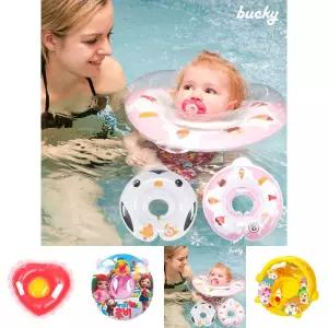 버키 아기목튜브(펭귄 아이스크림 별모양)/공기/베이비/튜브/아기/물놀이/수영/유아/귀여운/바다/보행/수영