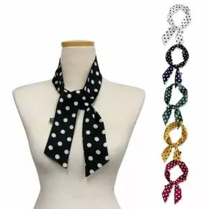 [하프클럽/다잇템]여자 땡땡이 시즌리스 패턴 베이직 미니 스카프