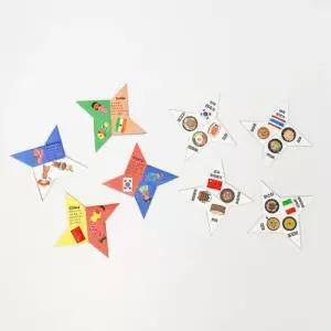 (TD) (집콕) 세계여러나라 표창딱지 만들기-1인세트