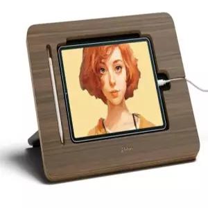 원목 태블릿거치대 스탠드 도킹형 독서대 휴대폰 평판 우드 홀더