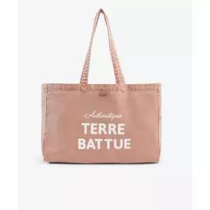 라코스테 공용 롤랑가로스 오가닉 코튼 토트백 FB864235