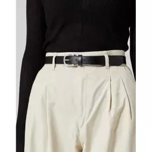 [롯데백화점]닥스 액세서리 [선물포장/쇼핑백동봉][여성벨트]블랙 가죽 슬림 버클 여성벨트 DBBE2F741BK