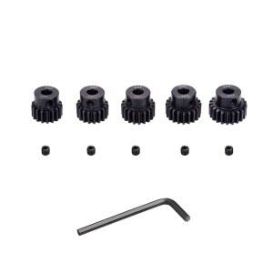 RC 버기 자동차 몬스터 트럭용 OGRC 32P 5mm 피니언 기어 17T 18T 19T 20T 21T 경화 금속 세트0.8 미터 피치와 호환