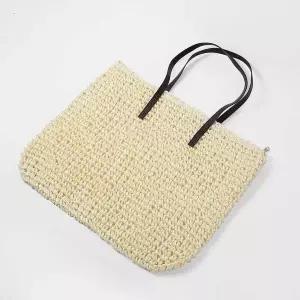 베이직 페이퍼 숄더백 여름 바캉스 비치 라탄백