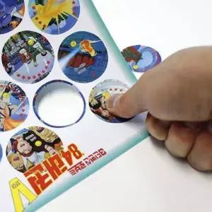 동그란딱지 옛날종이딱지 로보트 태권V 종이 딱지