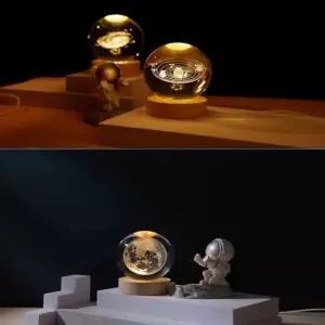 우주여행 토성 크리스탈 달 인테리어등 수정등 태양계