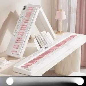 접이식 61 88 건반 휴대용 전자피아노 디지털 키보드 연습용