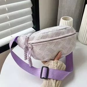 슬링백 힙색 여행 보조가방 파스텔 여성 허리쌕 4색