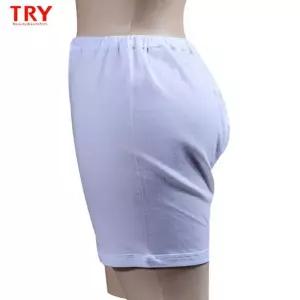 백색 여성 면사각 팬티겸속바지-110까지 WFJ68N4