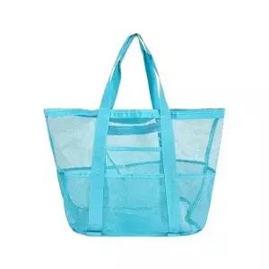 대형 메쉬 비치백 그물가방 해변가방