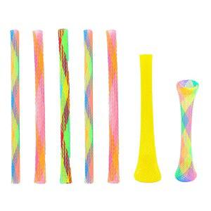 ISMARTEN 고양이 고양이용 플라스틱 코일은 튜브 30팩 스프링 실내 인터랙티브 고양